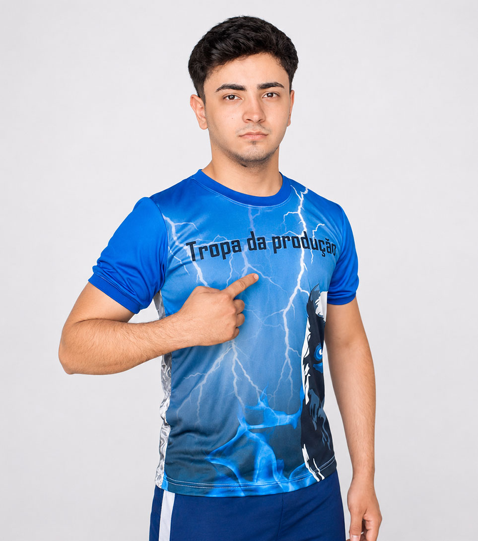 Camiseta dry-fit agro produção bordado