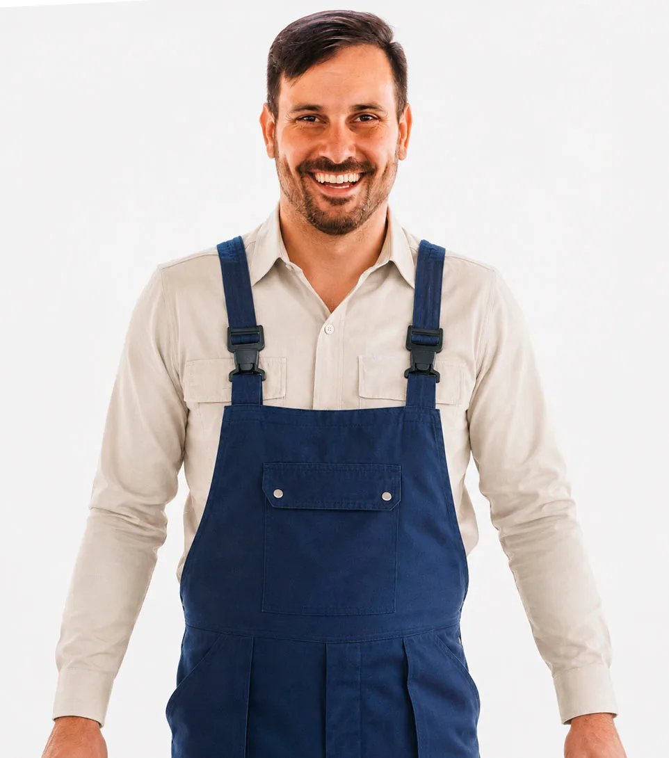 Equipe de fazenda com uniformes MG